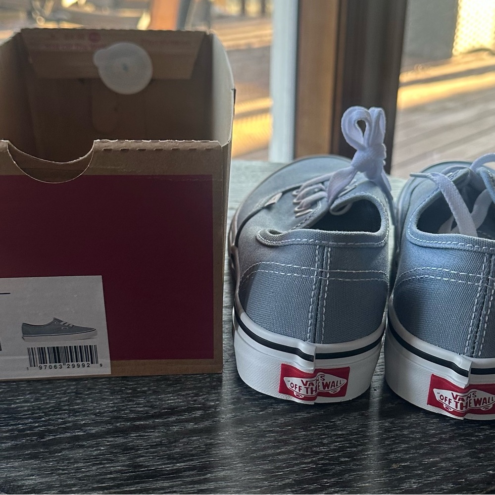 Color Theory Dusty Blue Authentic Vans